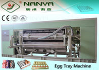 Φορμάροντας δίσκος αυγών πολτού που κάνει τη γραμμή παραγωγής δίσκων φρούτων μηχανών το ενιαίο στρώμα