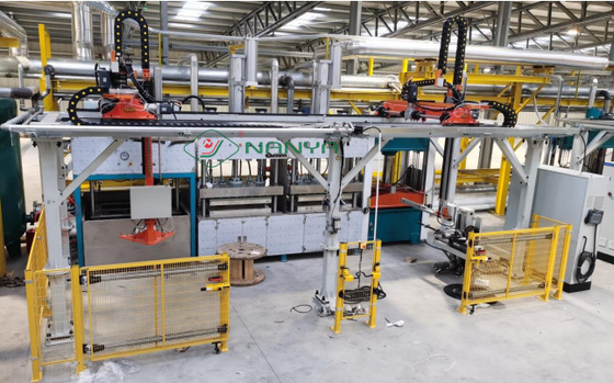 επιτραπέζιο σκεύος πολτού 450V Thermoforming που κατασκευάζει το κιβώτιο γεύματος πολτού μηχανών που κατασκευάζει τη μηχανή