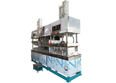 Γραμμή παραγωγής επιτραπέζιου σκεύους Thermoforming πολτού/φορμάροντας μηχανή πιάτων ινών Bgasse