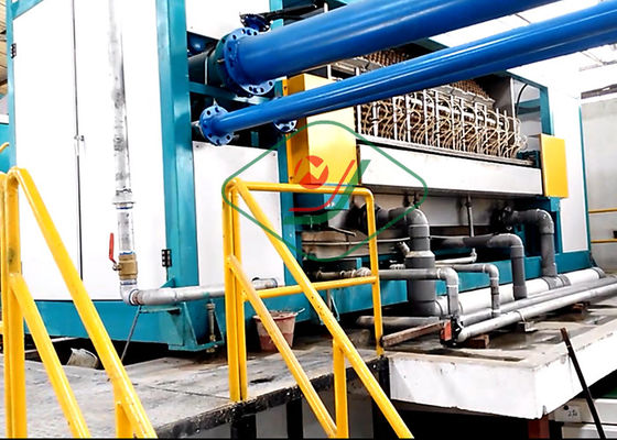 Υψηλός δίσκος αυγών αυτοματοποίησης περιστροφικός που διαμορφώνει τη μηχανή/τη γραμμή παραγωγής χαρτοκιβωτίων αυγών